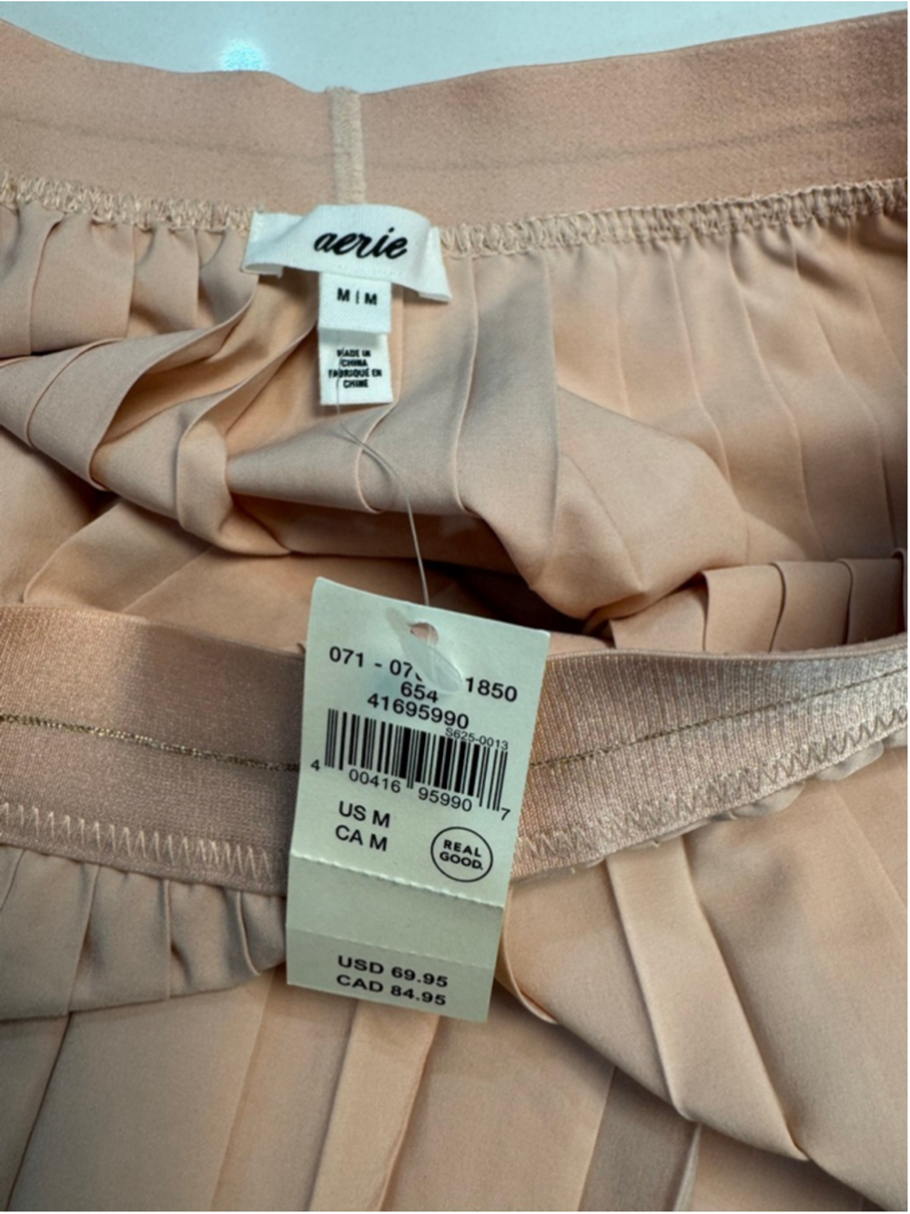 Aerie Balletcore Pleated Maxi Skirt Pink M Coquette Preppy - Picture 7 of 9